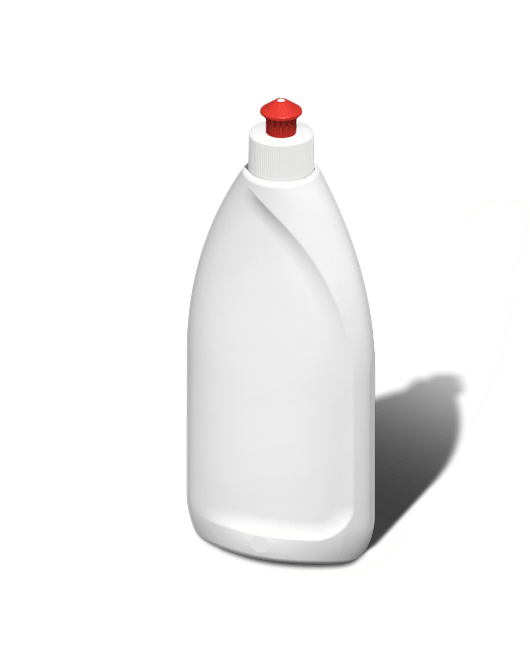 Бутылка пластиковая 500 мл с колпачком пуш-пул