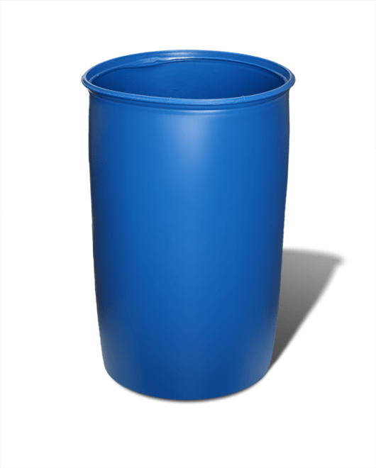 Бочка пластиковая барабан без крышки 227 литров