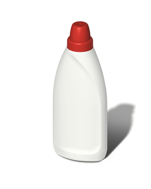 Бутылка пластиковая 500 мл с мерным колпачком